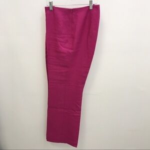 Talbots Magenta Pink Linen Pants